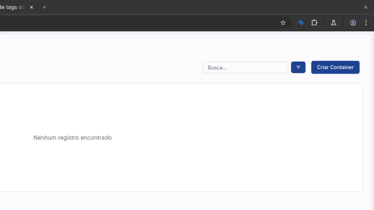 Exemplo de criação de container no Waster com GTM server-side